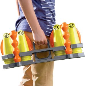 Portable ForgeCraft Hours of Fun 4-in-1 Backyard Games™ Ergonomic Grip